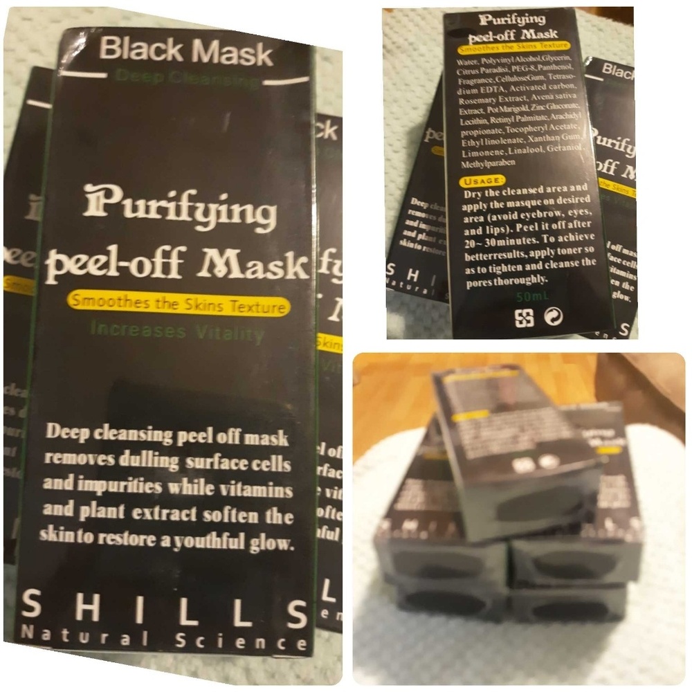 Shills BLACK MASK Peel-off facial cleanser